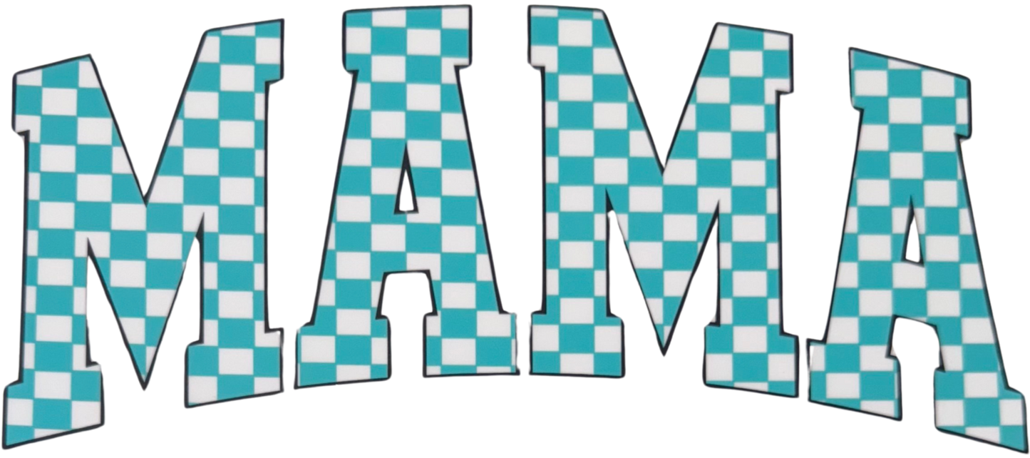 Blue Checkered Mama