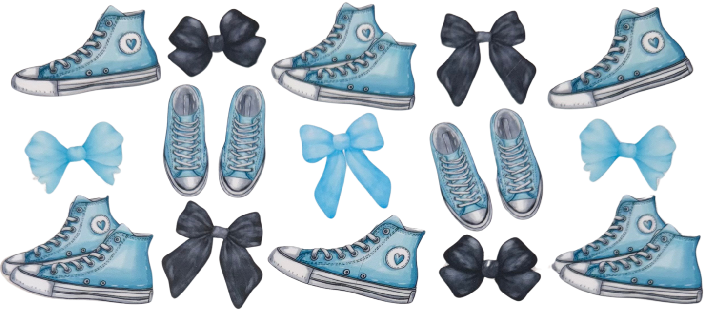 Blue Shoes and Bows