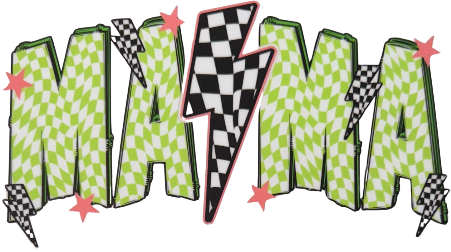 Green Checked Mama and Bolt
