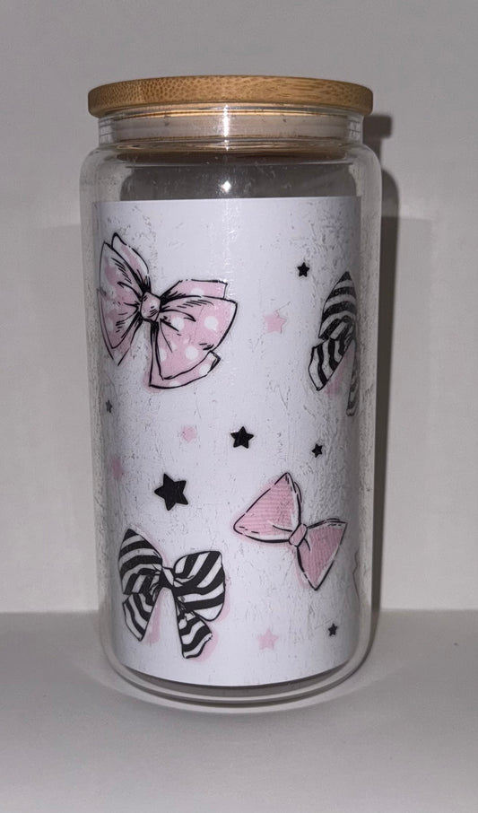 Zebra Print and Pink Bows