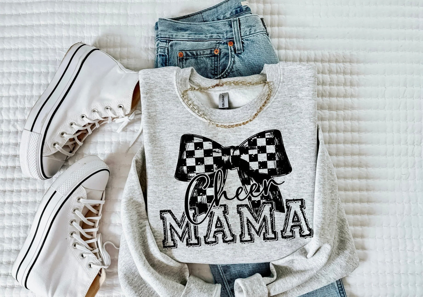 Checkered Cheer Mama