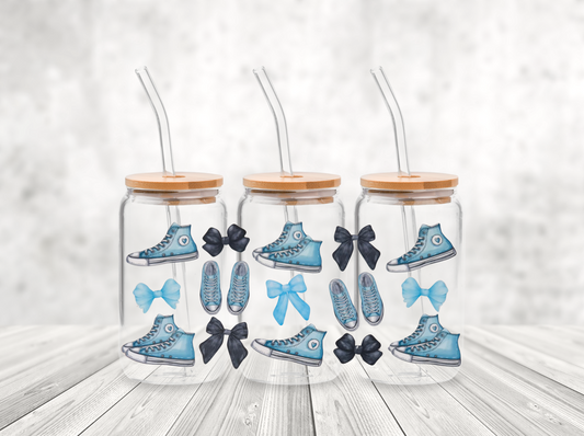 Blue Shoes and Bows