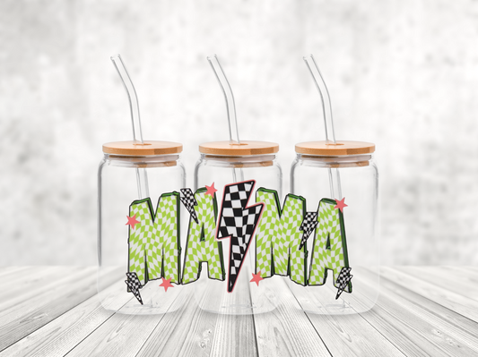 Green Checked Mama and Bolt
