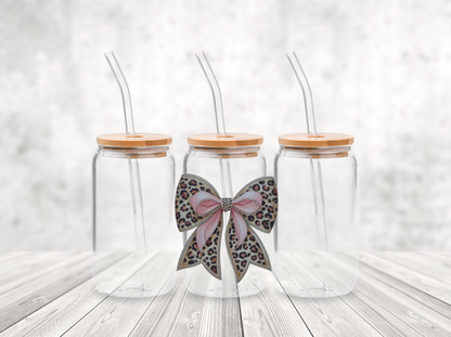 Cheetah Print Bow