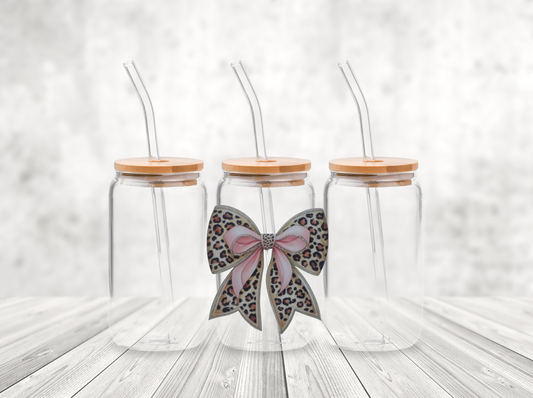 Cheetah Print Bow