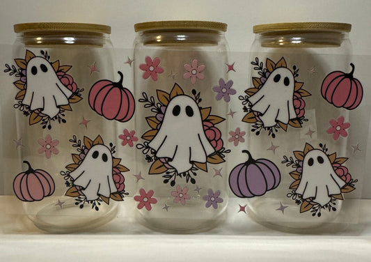 Pastel Pumpkins & Ghost