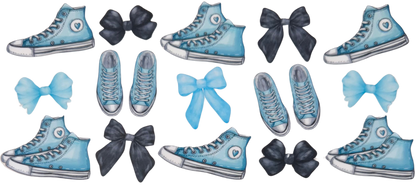 Blue Shoes and Bows