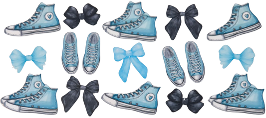 Blue Shoes and Bows