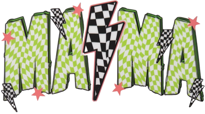 Green Checked Mama and Bolt