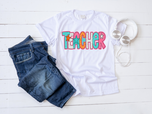 Teacher w/ Stars