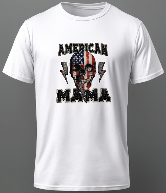 Skull American Mama